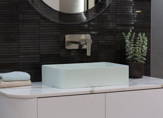 Bella Concrete Basin Mint Green
