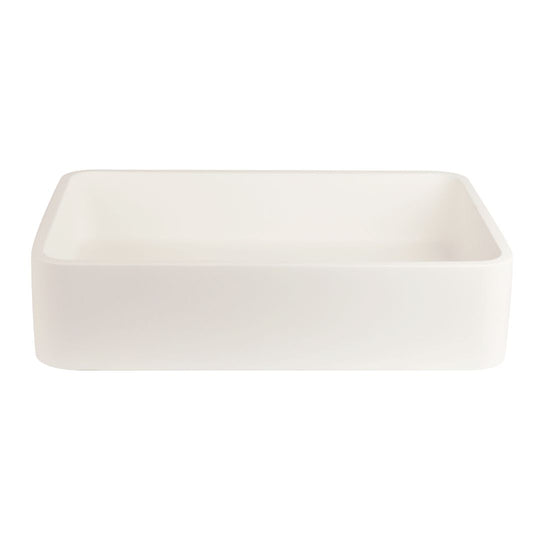 Bella Concrete Basin Matte White