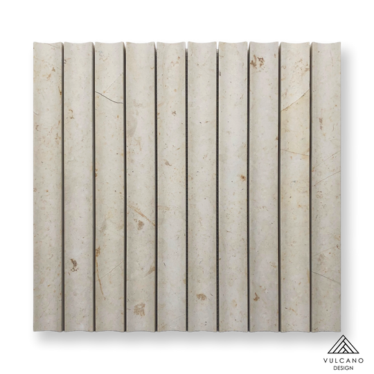 Concave Flute Mosaic Utica