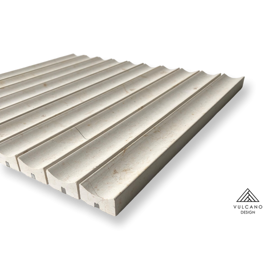 Concave Flute Mosaic Utica