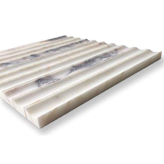 Concave Flute Mosaic Viola Oro