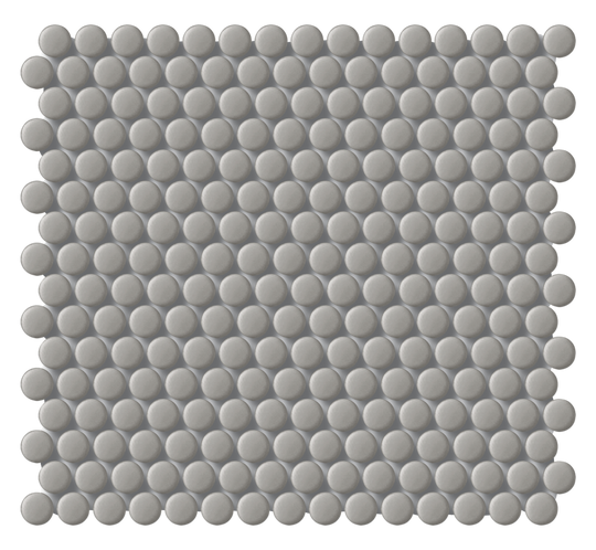 Cottage Penny Round Grey