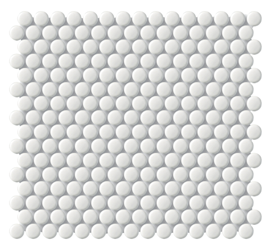 Cottage Penny Round White