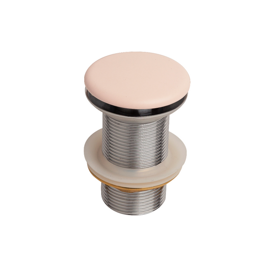 32mm Concrete Pop Up Waste No Overflow Blush Pink