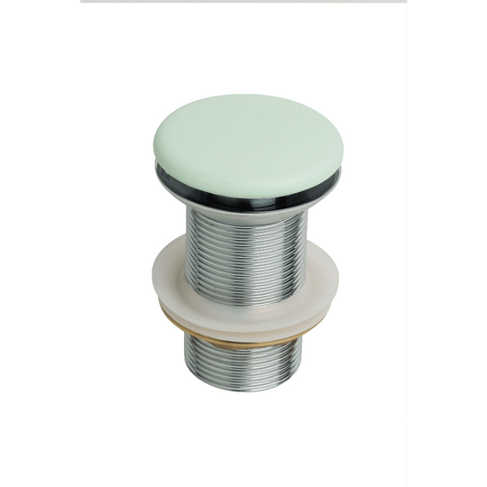32mm Concrete Pop Up Waste No Overflow Mint Green