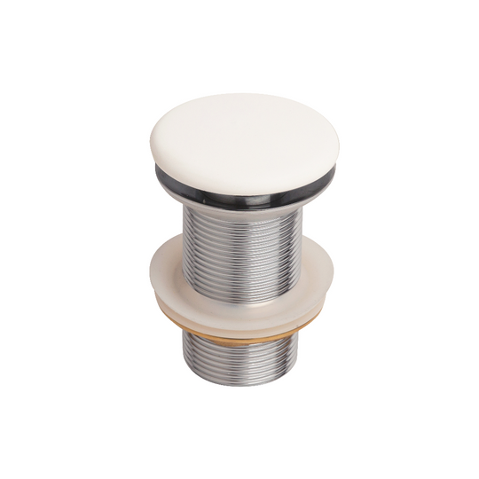 32mm Concrete Pop Up Waste No Overflow Matte White