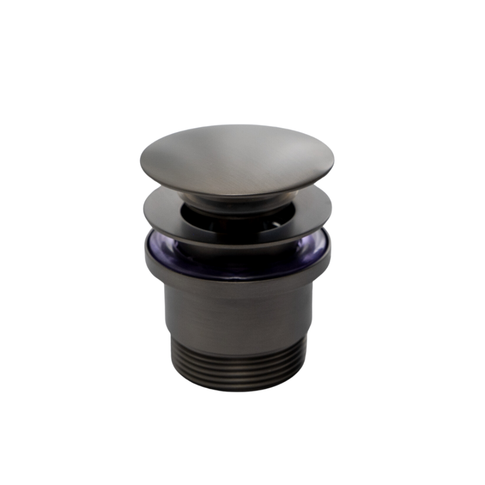 Dome Universal Pop Up Waste Gun Metal