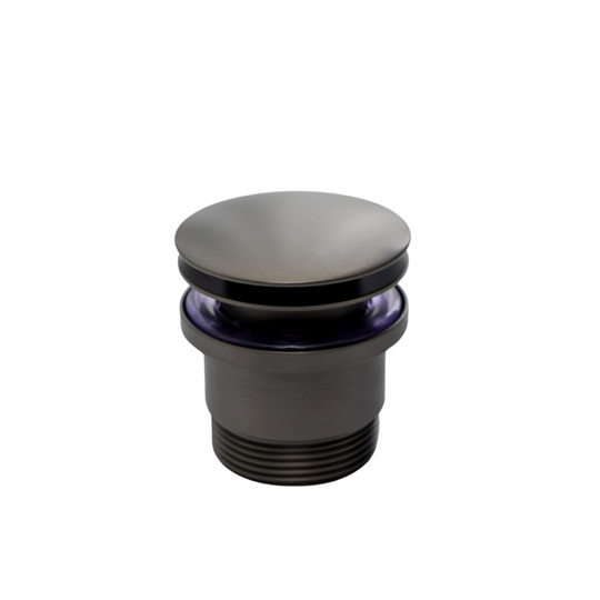 Dome Universal Pop Up Waste Gun Metal