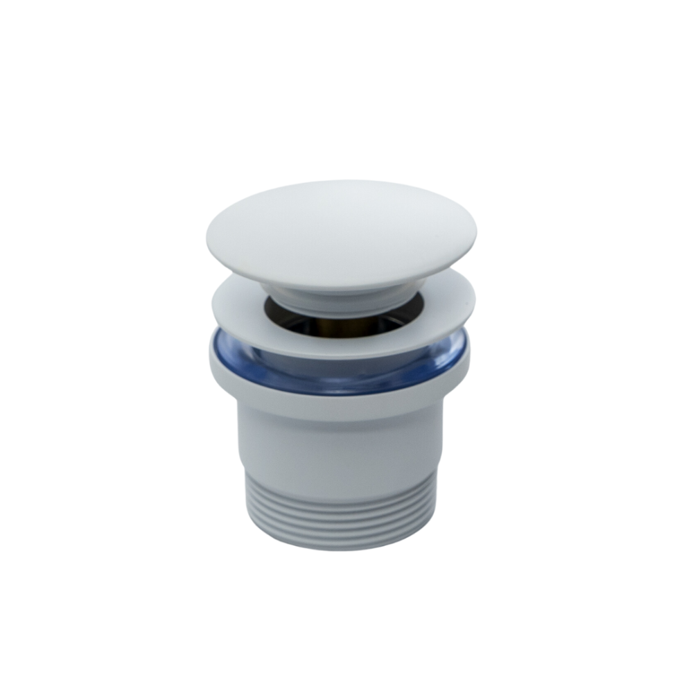 Dome Universal Pop Up Waste Matte White