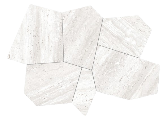 Euromarmo Mosaic Travertine Chiaro Cozy