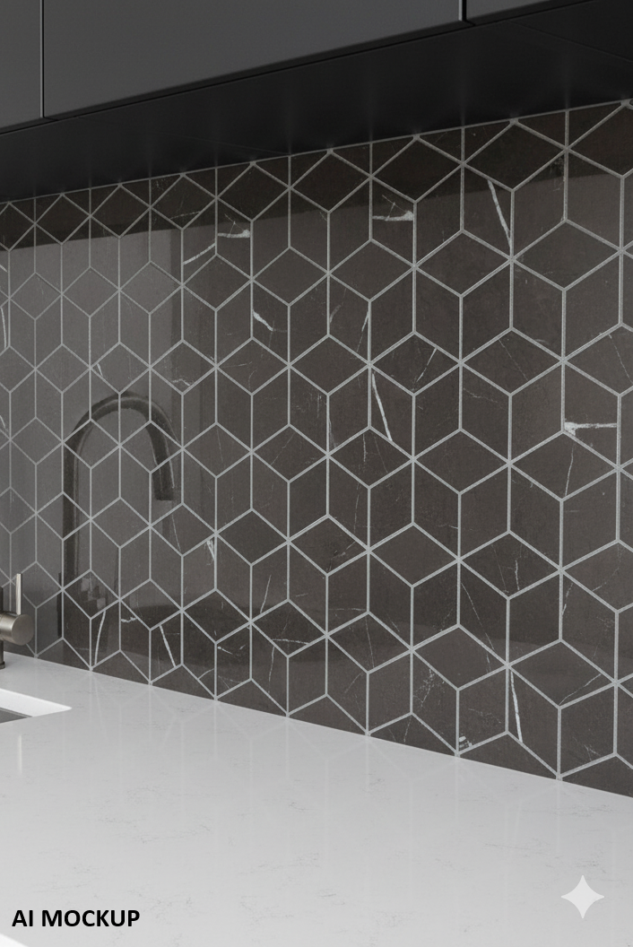 Euromarmo Pietra Grey Diamond Cube