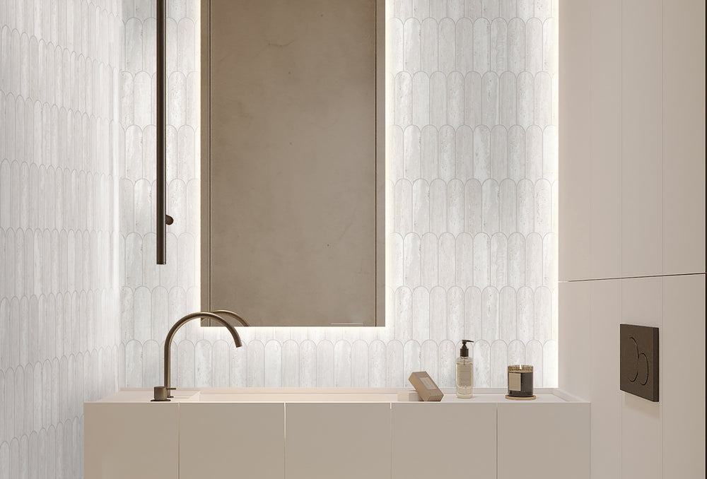 Euromarmo Travertine Chiaro Feather