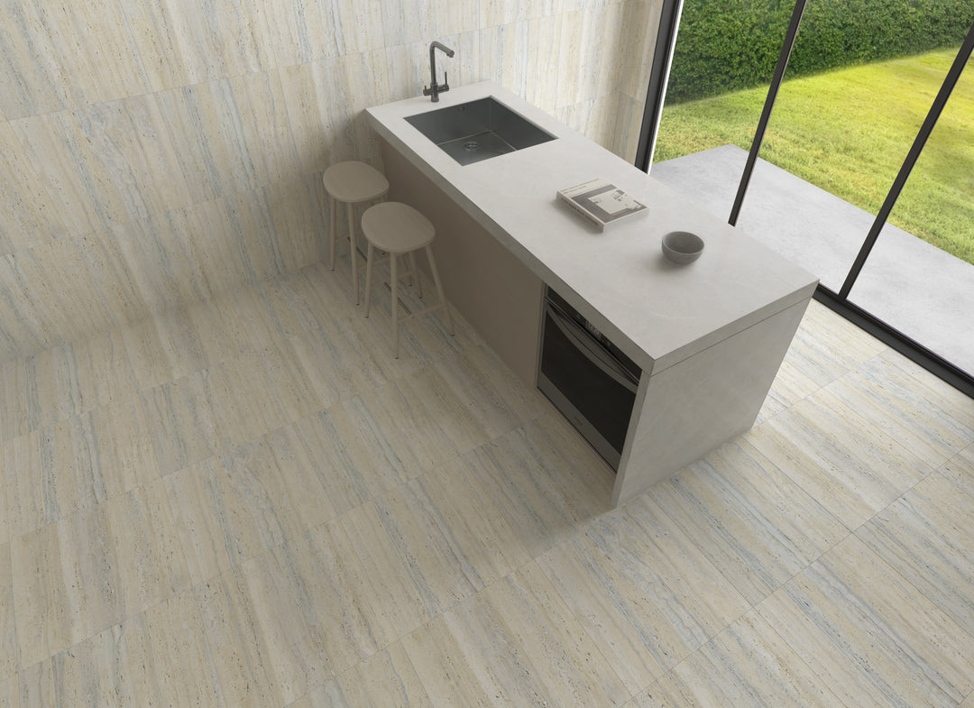 Euromarmo Travertine Silver Gold
