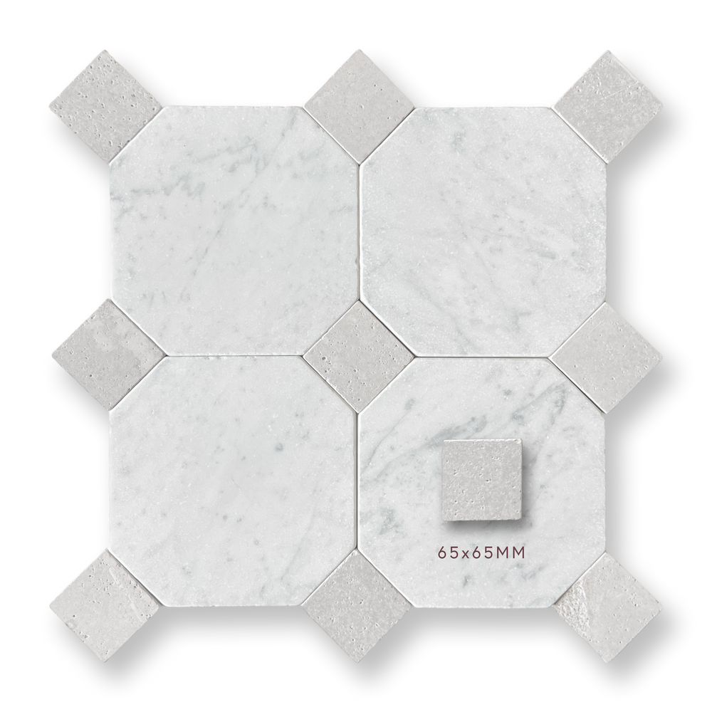 Gris Travertine Dot