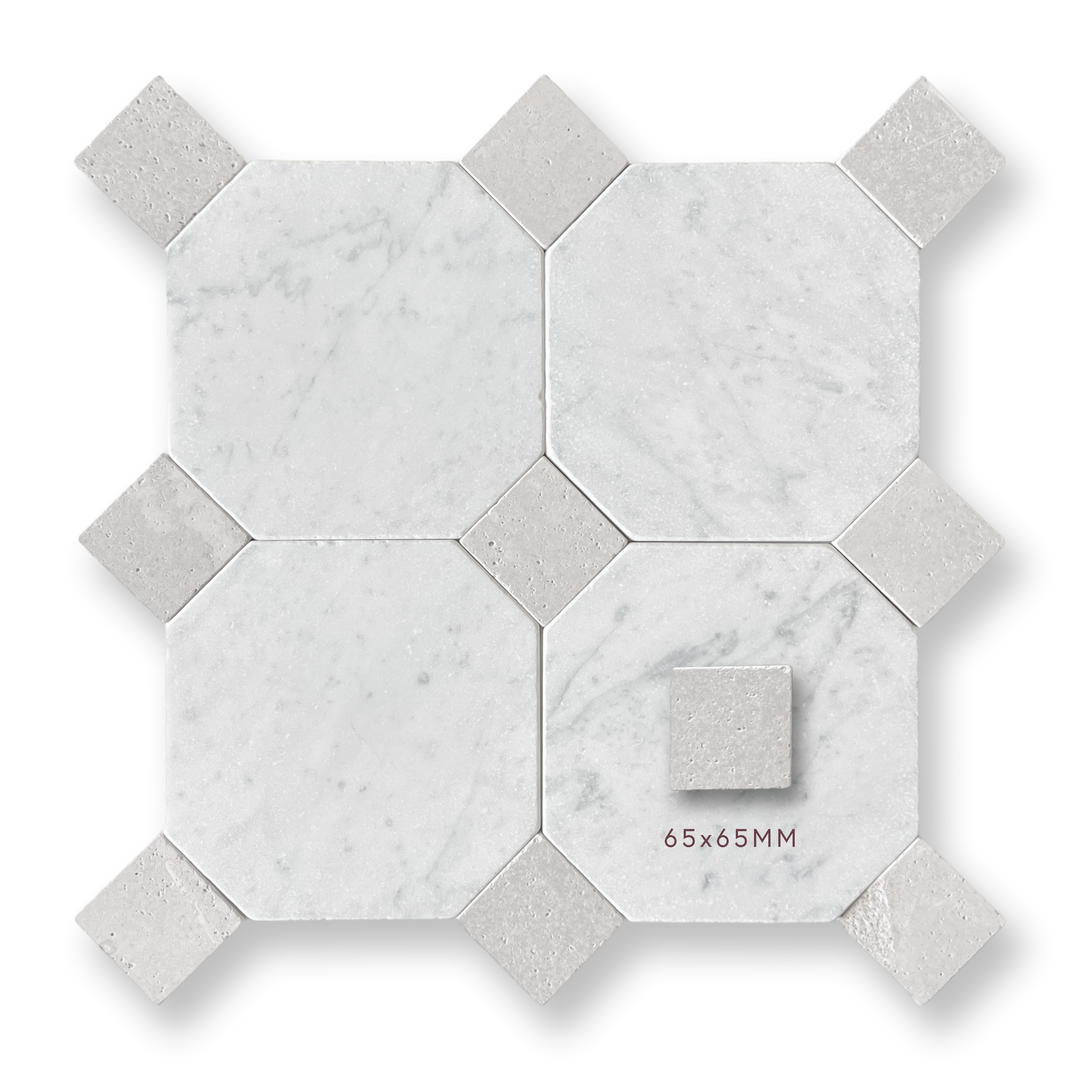 Gris Travertine Dot
