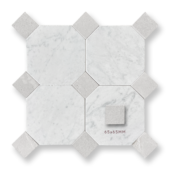 Gris Travertine Dot