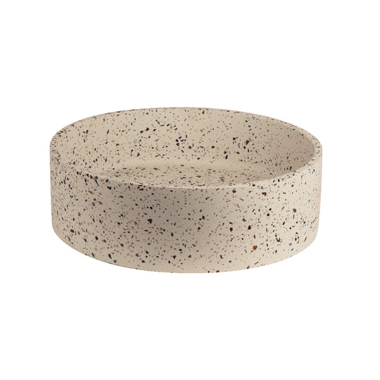 Lusso Concrete Basin Terrazzo White