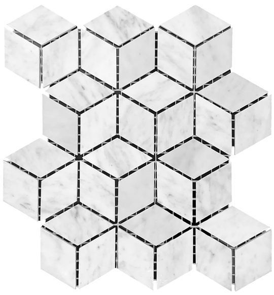 Marble Express Diamond Cube Carrara