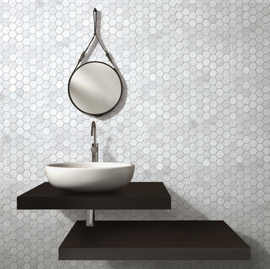 Marble Express Hexagon Carrara