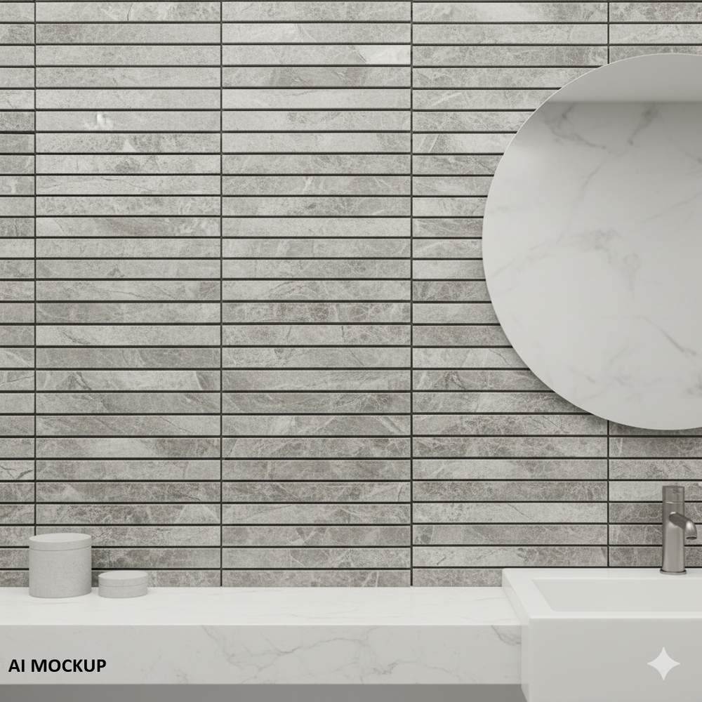Marble Express Strip Silver Grey