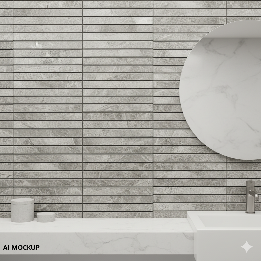Marble Express Strip Silver Grey
