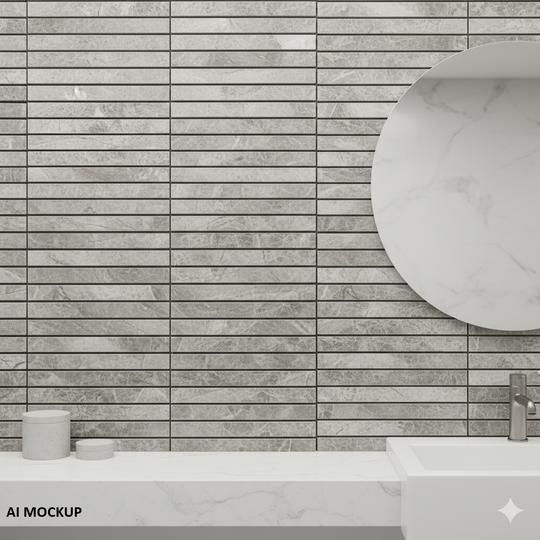 Marble Express Strip Silver Grey