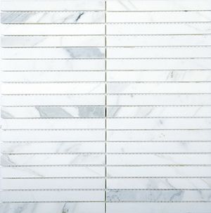 Marble Mosaic Rectangle Calacatta