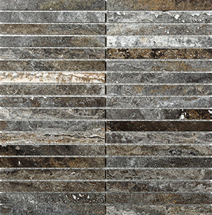 Marble Mosaic Rectangle Pyramid Silver