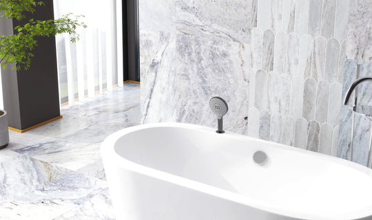 Marble Mosaic Paradise Feather