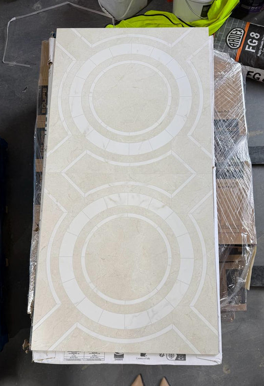 Marfil Art Decor Tile Creta