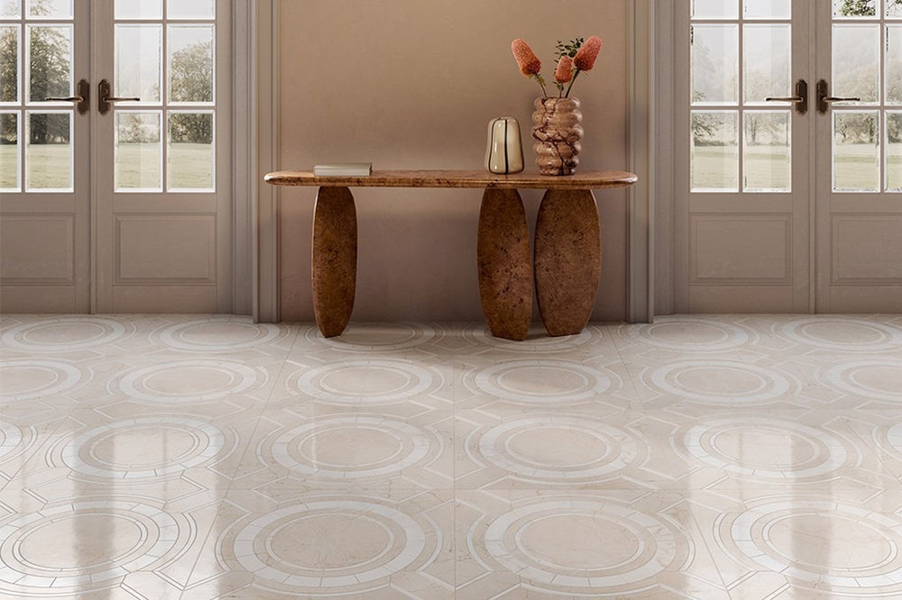 Marfil Art Decor Tile Creta