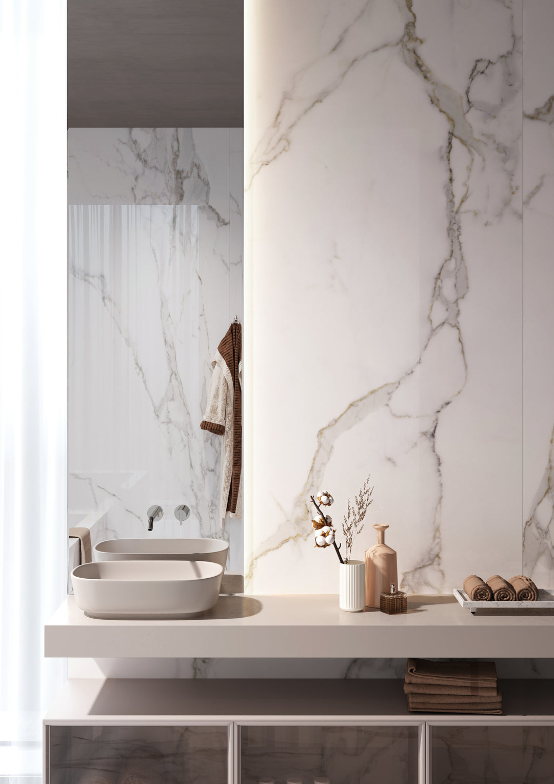 Megaslim Slab Calacatta Gold