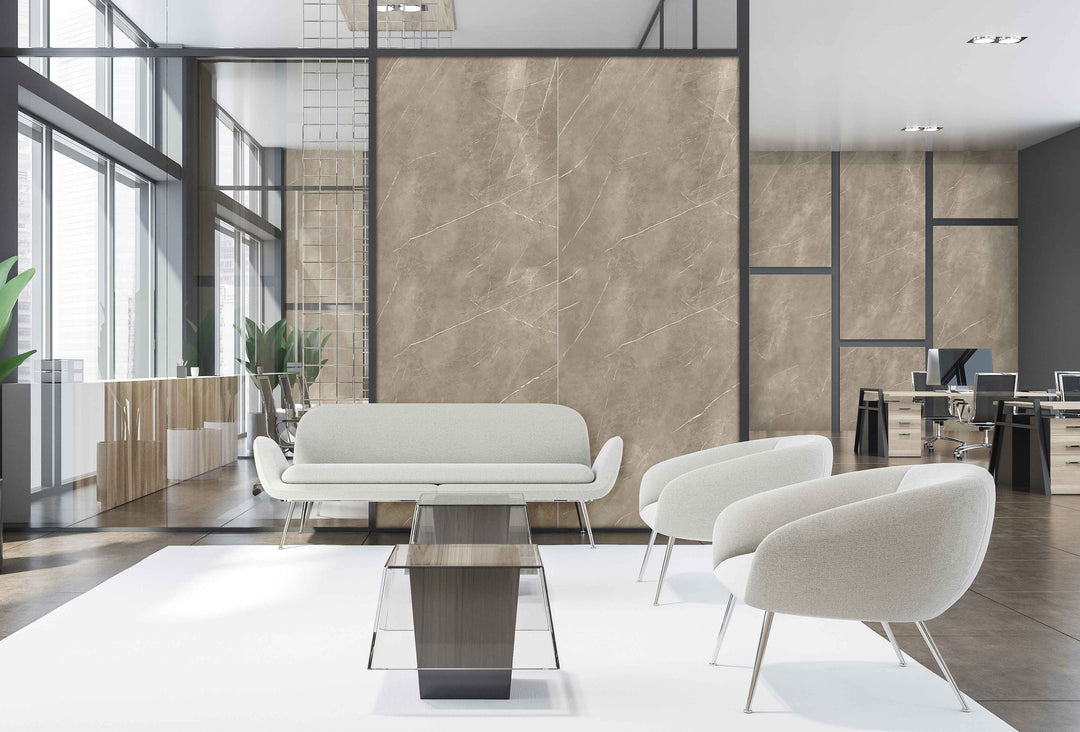 Megaslim Slab Pietra Taupe