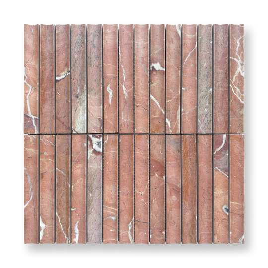 Mini Concave Flute Mosaic Rojo Alicante
