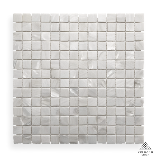 Mother of Pearl Angel White Square Mosaic