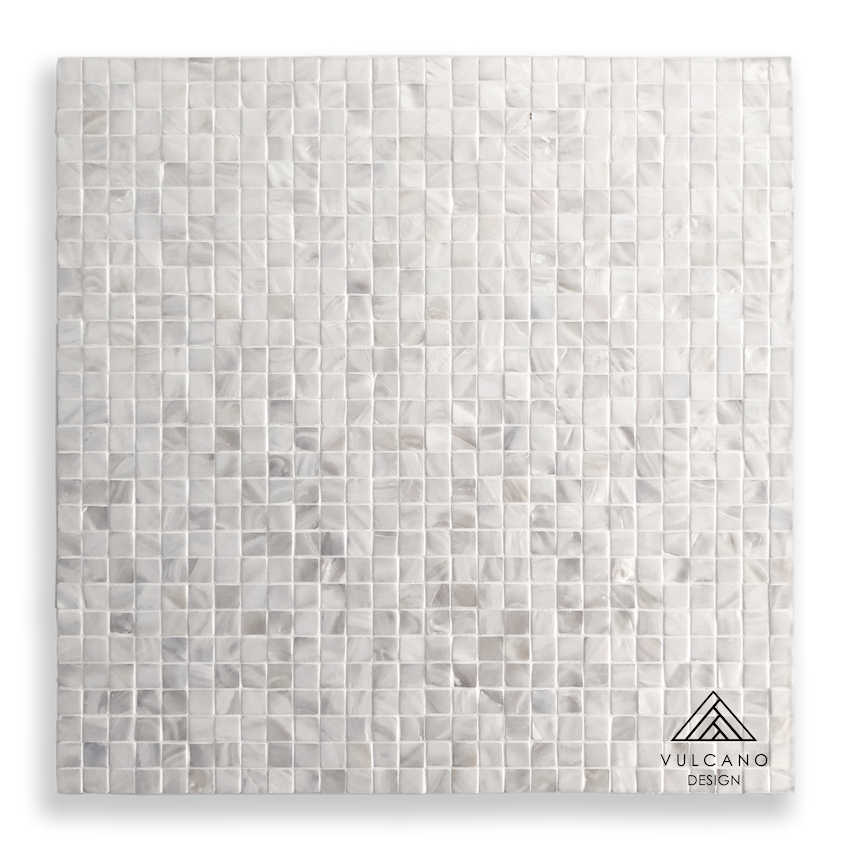 Mother of Pearl Angel White Square Mosaic