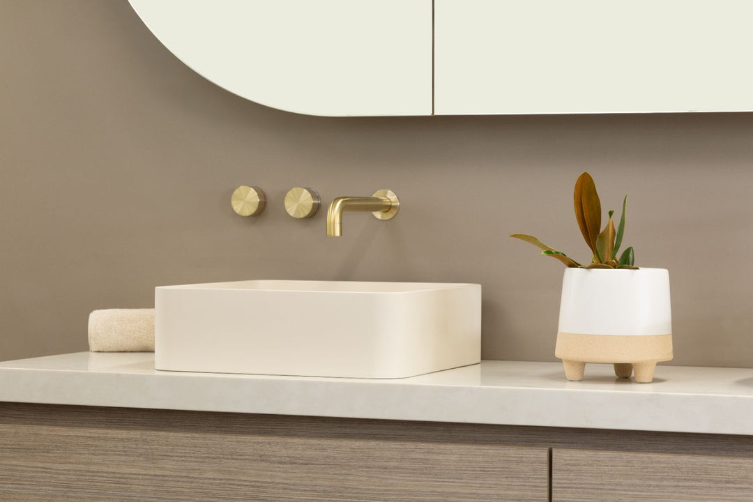 Piazza Concrete Basin Ash White