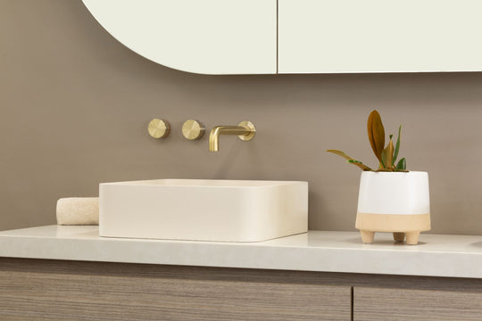 Piazza Concrete Basin Ash White