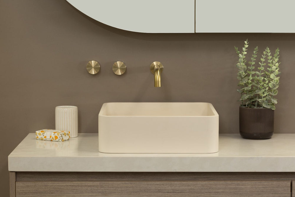 Piazza Concrete Basin Ash White