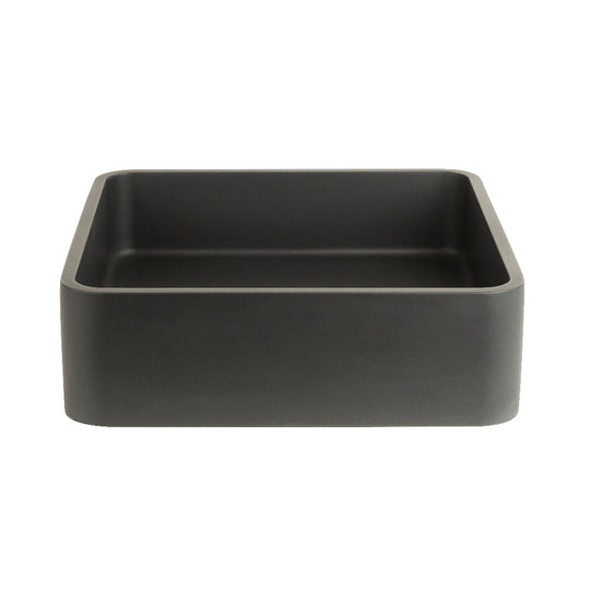 Piazza Concrete Basin Matte Black