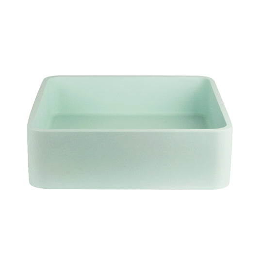 Piazza Concrete Basin Mint Green