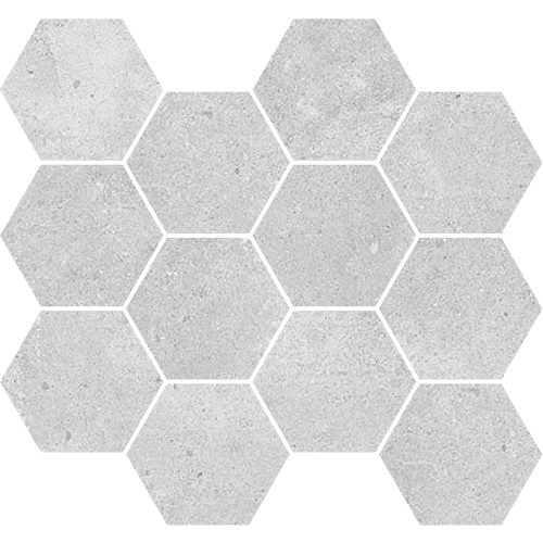 Paradigm Light Grey Hexagon Mosaic