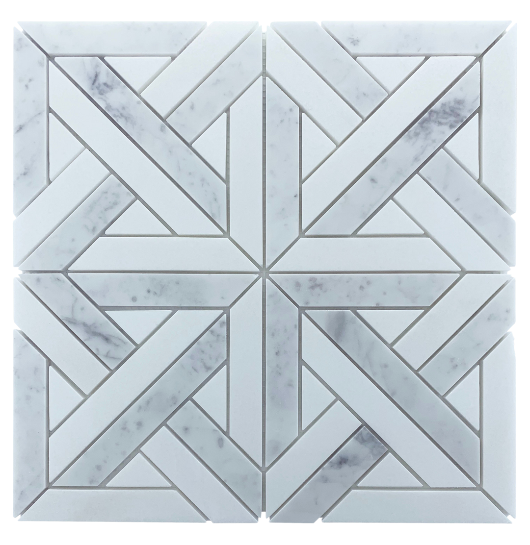 Parquet Carrara + Thassos