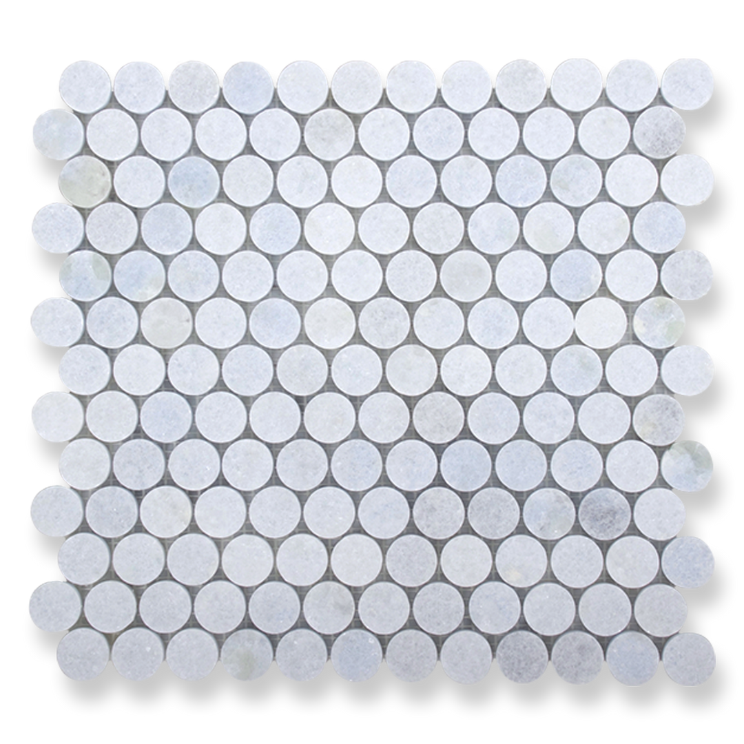 Penny Round Cielo Cristallo Polished