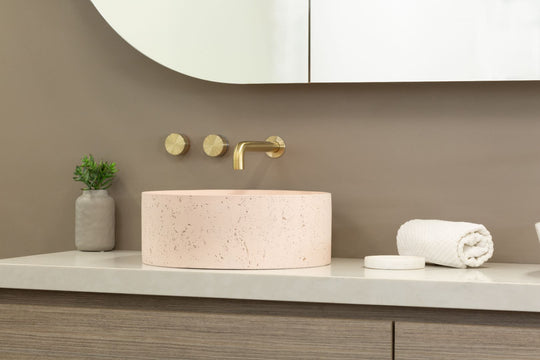 Rocco Industrial Basin Blush Pink