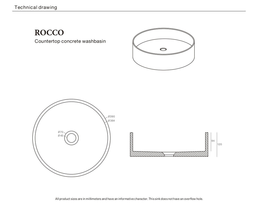 Rocco Industrial Basin Matte Black