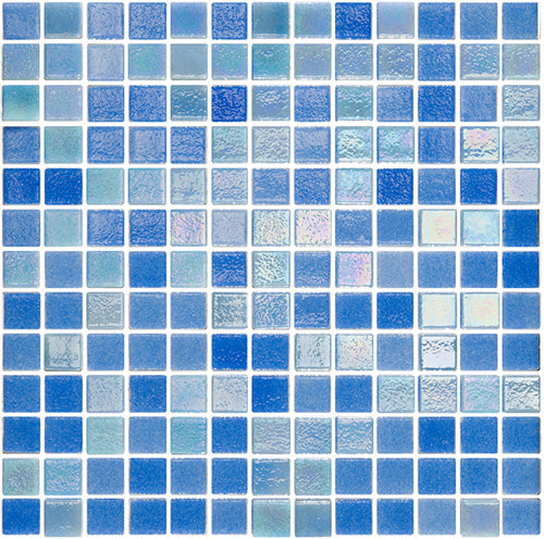 Shimmer Glass Pool Mosaic Azul