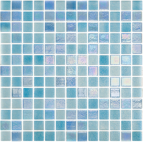 Shimmer Glass Pool Mosaic Sky