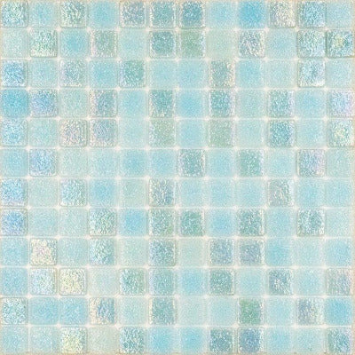 Stellar Pool Glass Mosaic Aqua Green