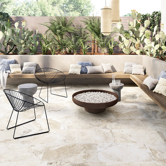 Stoneage 3D Travertine Argento